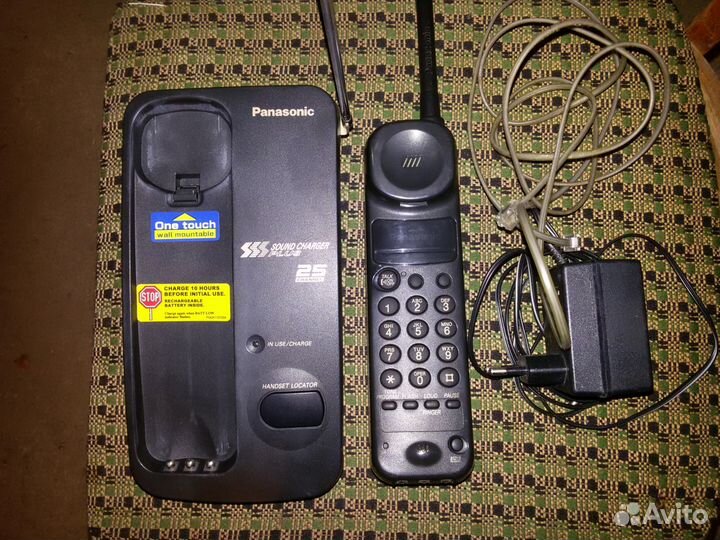 Радиотелефон Panasonic и телефон Русь с аон