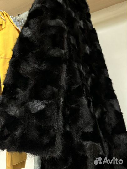 Шуба норковая с капюшоном 42 44