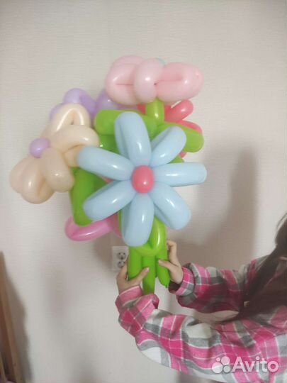Цветы из воздушных шаров