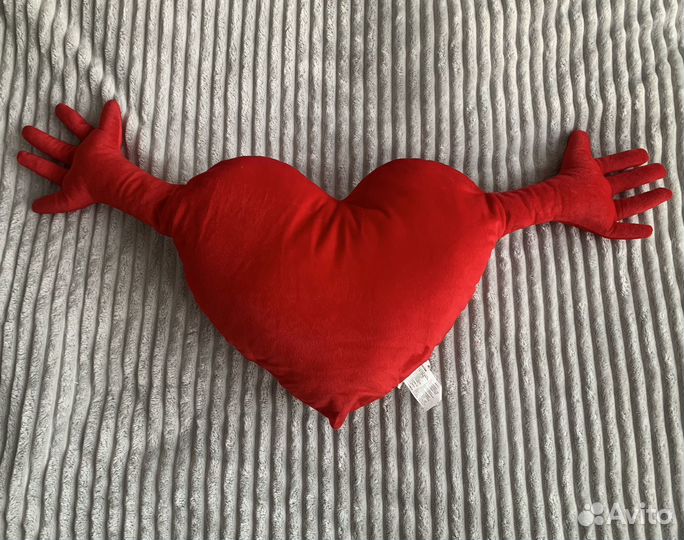 Новое большое сердце подушка IKEA famning(16х40см)