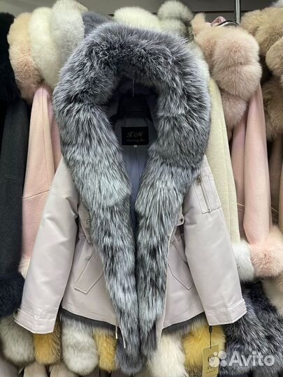 Куртка с натуральным мехом