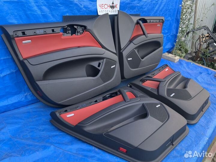 Обшивка двери Audi Q7 4L 2005-2009