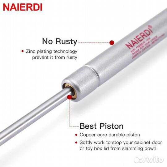 Шарниры naierdi для дверей, 15 кг, 4 шт