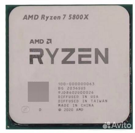 Процессор AMD Ryzen 7 5800X OEM 100-000000063