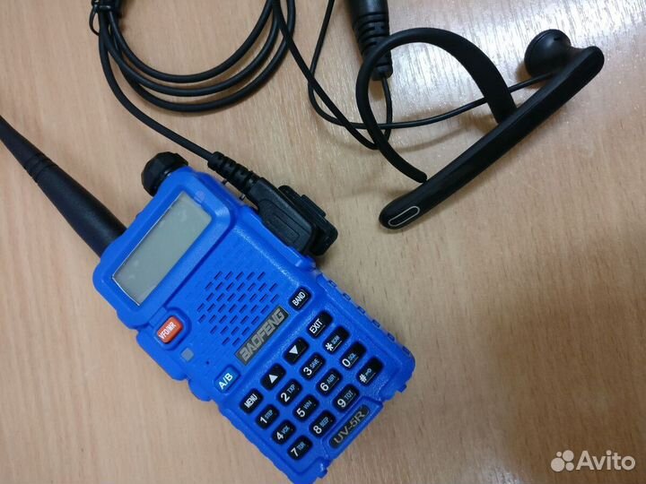 Ларингофонная гарнитура с микрофоном для рации bao