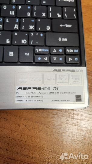 Acer aspire one 753