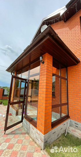 Фасад остекление витраж беседка окна