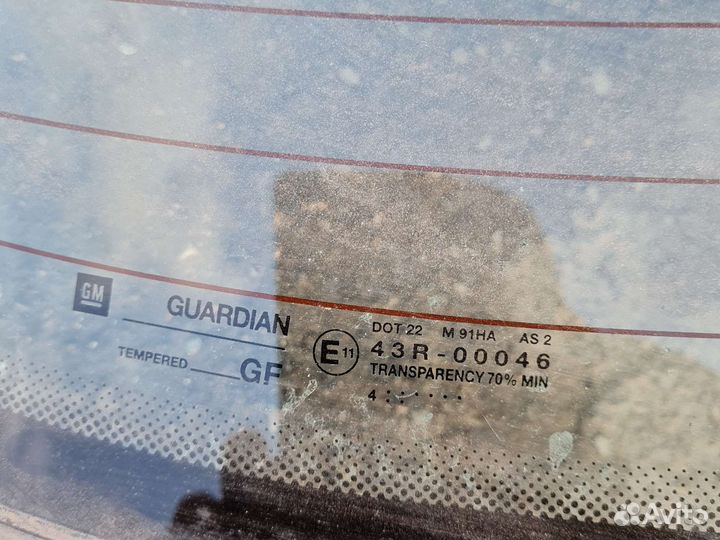 Стекло заднее Opel Omega B 1995-2004г