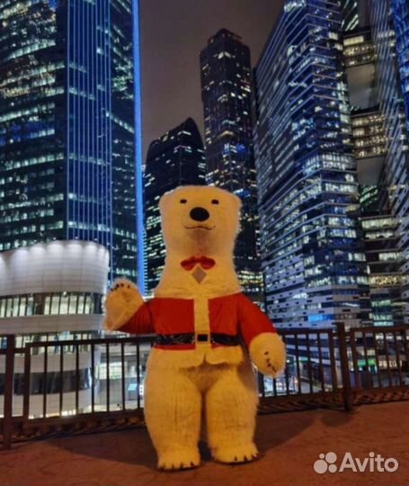 Белый Мишка костюм 2.6м