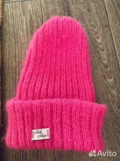 Новая шапка пушистая из махера зима