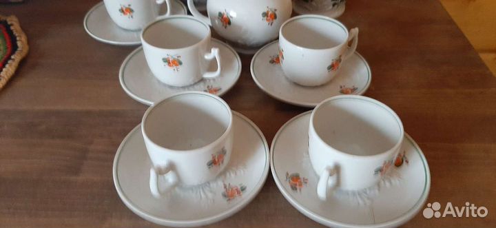 Сервиз чайный Вербилки. Редкий