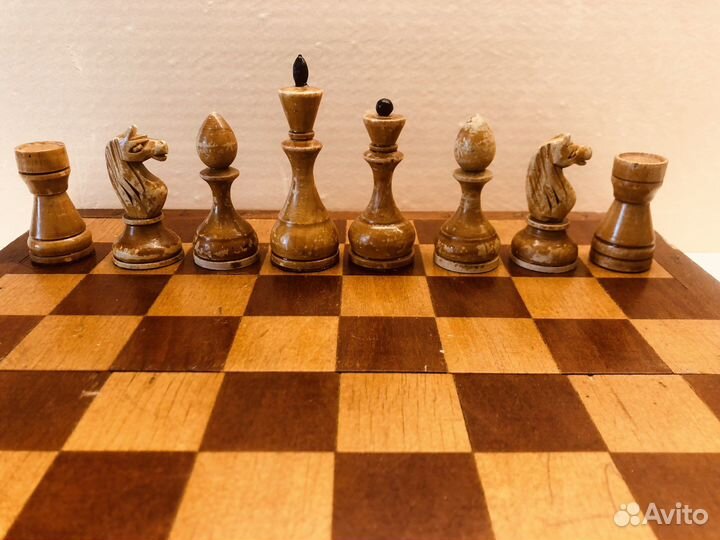 Шахматы деревянные СССР 1950 г. (017)
