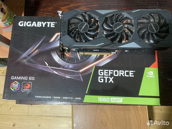 Видеокарта gigabyte GeForce GTX 1660 super Gaming