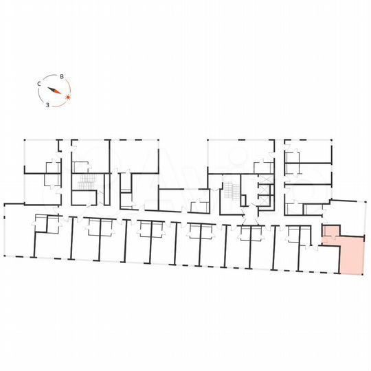 Апартаменты-студия, 32,1 м², 10/10 эт.