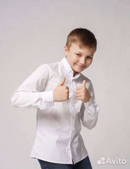 Рубашка школьная на мальчика