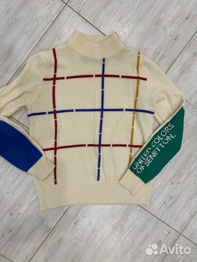 Свитер benetton шерсть S