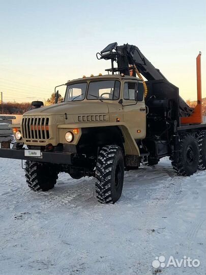Урал лесовоз с гм