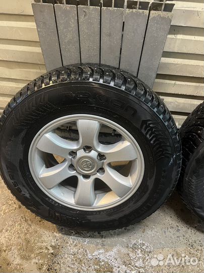 Продам диски с шинами на land cruiser prado