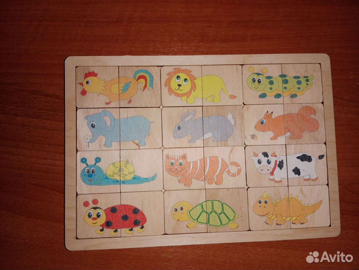 Деревянные пазлы