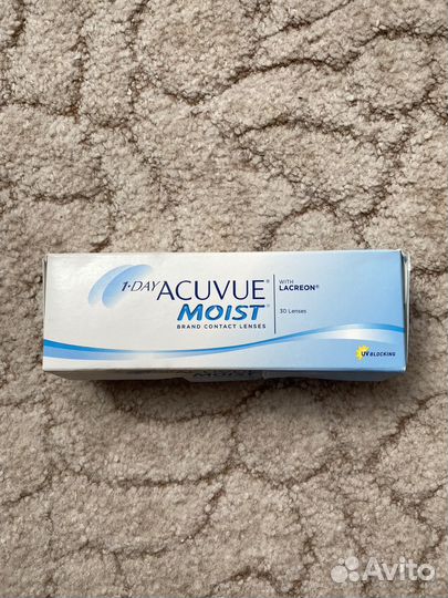 Линзы однодневные acuvue moist