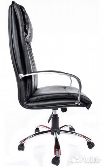 Кресло руководителя Евростиль Артекс Хром экокожа