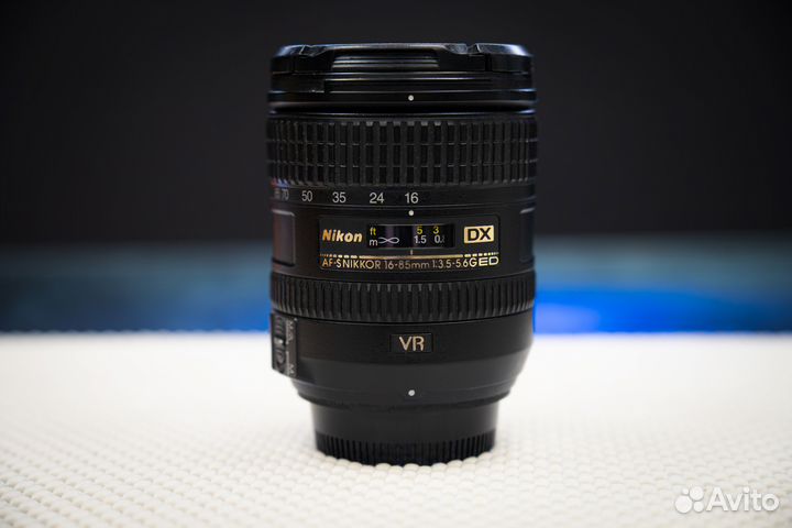 Объектив Nikon 16-85mm F3.5-5.6G ED VR AF-S DX Nik