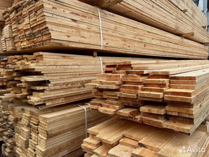 Доска обрезная 50х150х6000мм