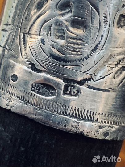 Трость серебряная, кубачи 19 век
