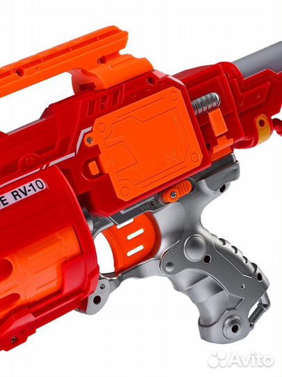 Бластер с 20 мягкими пулями и мишенью красный (7016A) B1944078