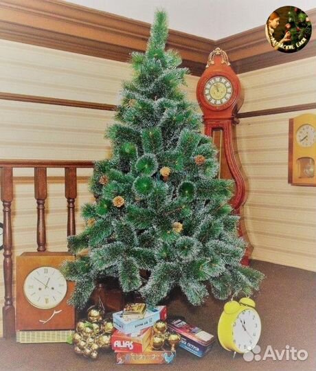 Елка искусственная + украшения в подарок
