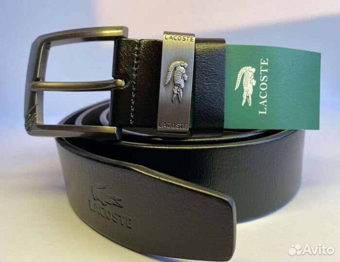 Ремень мужской кожаный lacoste