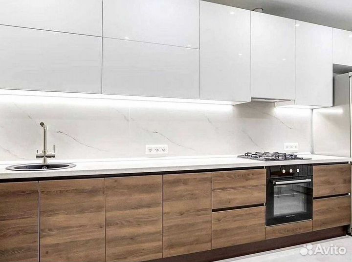 Скандинавский кухонный гарнитур на заказ