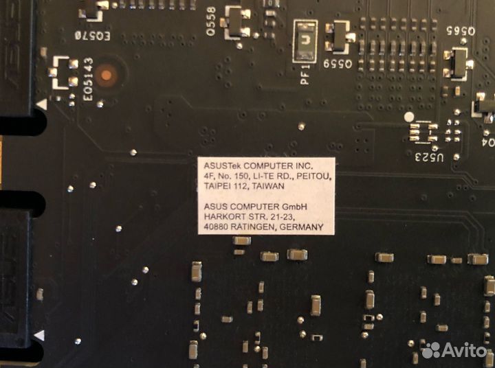 Видеокарта asus GeForce GTX 1080 8Gb Turbo