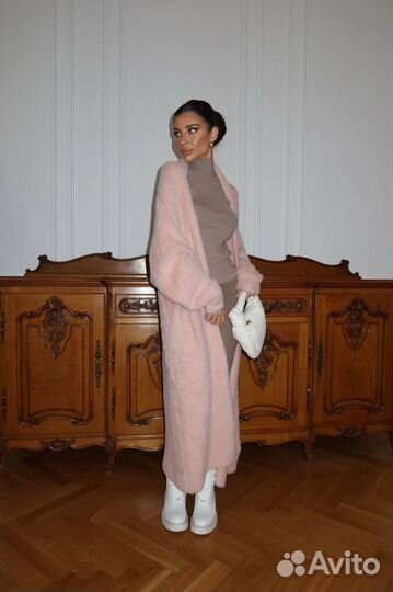 Кардиган пушистый длинный 5 цветов