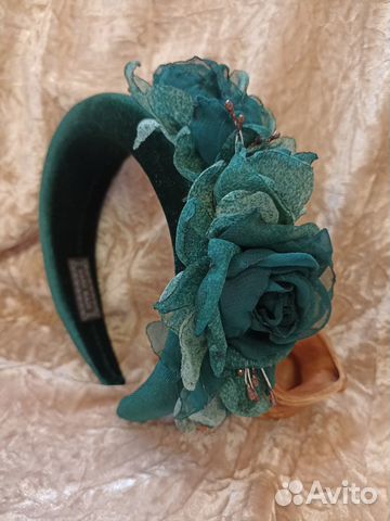 Ободок с цветами