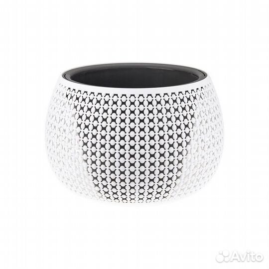 Кашпо Пирула 4,0 л, 290*290*200 мм белый