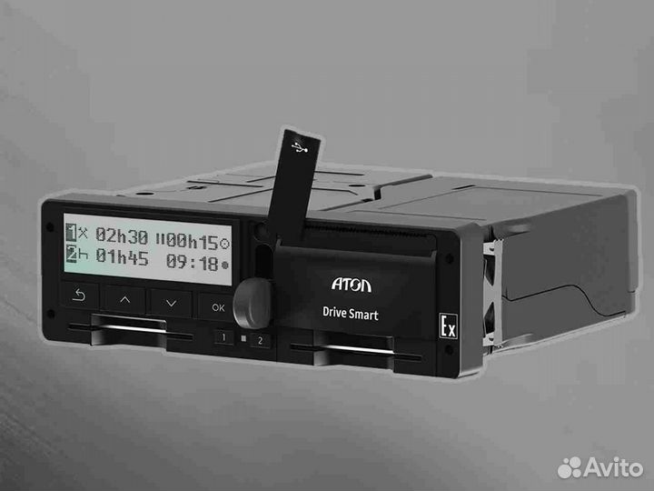 Тахограф Атол с скзи (нкм). Годовая гарантия