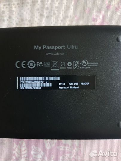 Внешний жесткий диск Western Digital Passport 2тб