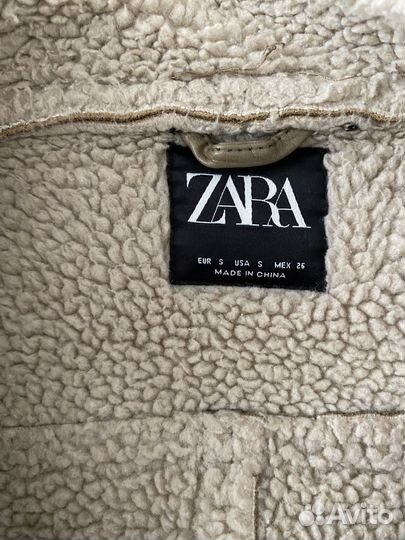 Дубленка женская zara