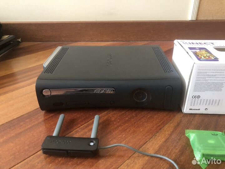 Xbox 360 + kinect + игры уникальный комплект