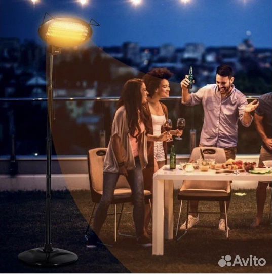 Уличный инфракрасный обогреватель 2000Вт (IP44)