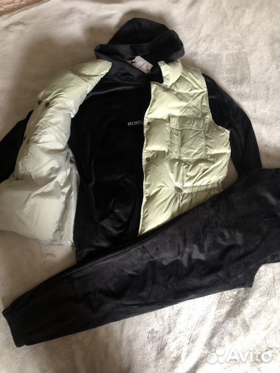 Велюровый спортивный костюм