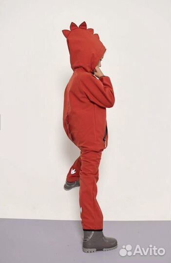 Комбинезон демисезонный Мини Дино Soft shell, 122р
