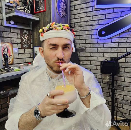 Модель на химическую завивку