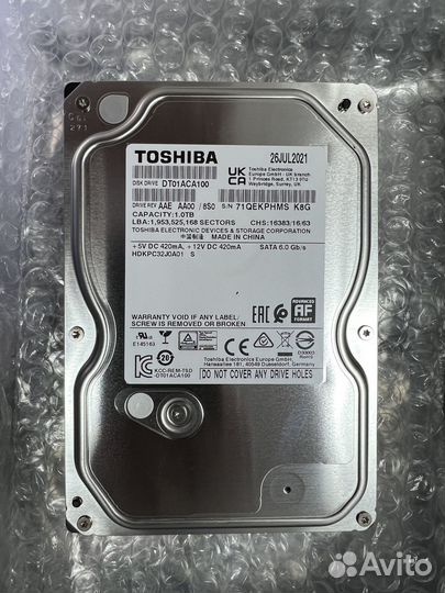 HDD Toshiba DT01 DT01ACA100