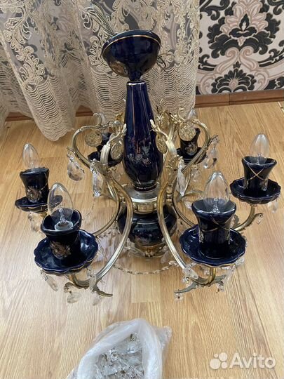 Люстра фарфоровая СССР