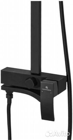 Душевая система Grocenberg GB7007-1 Черный матовый