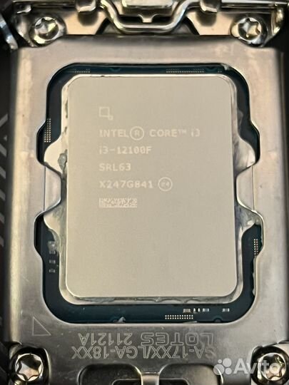 Материнская плата с процессором i3 12100f
