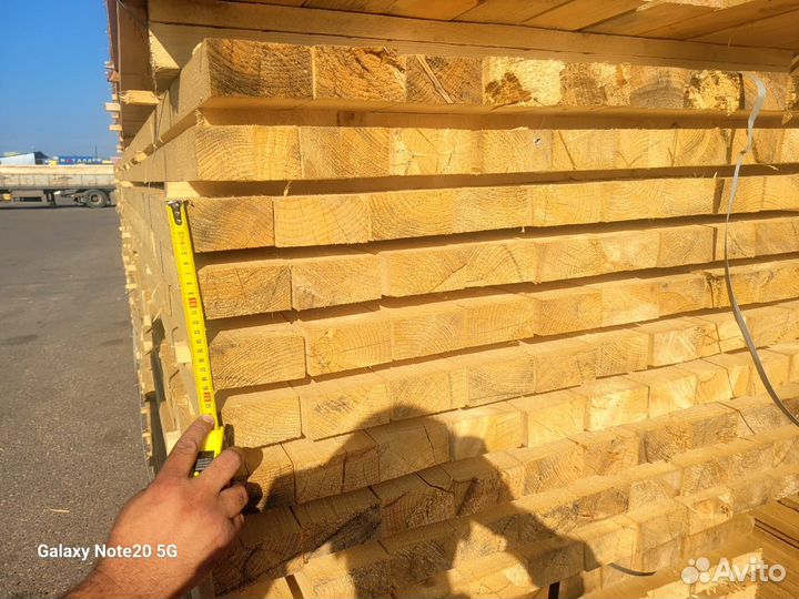 Доска обрезная, строганная