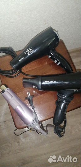 Утюжок с плоикои, фен проф Jaguar, Braun